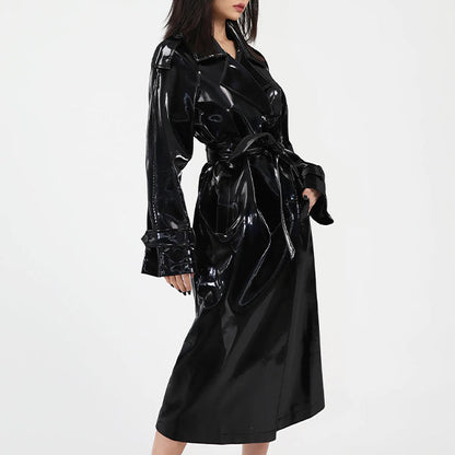 Leather Trench Coat