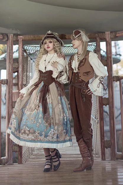 Classic Vintage Blouse with a Flattering Fit
