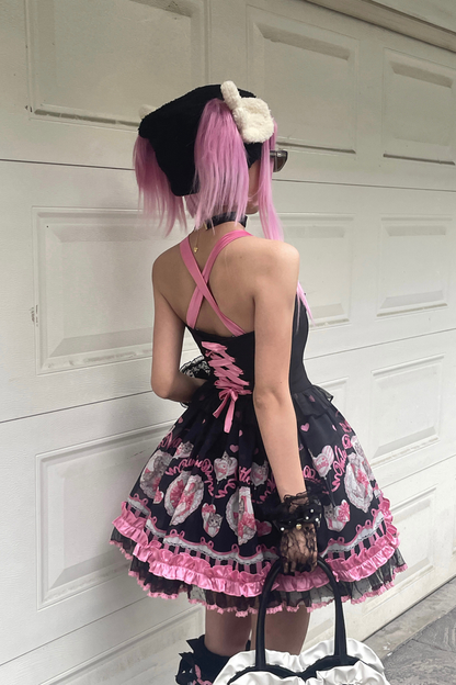 Sweet Girly Cat Jsk + Dress