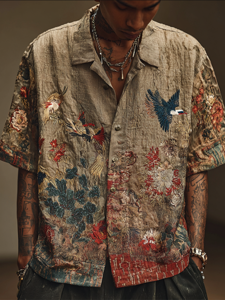 Subtly Elegant Shirt with a Refined Vintage Look