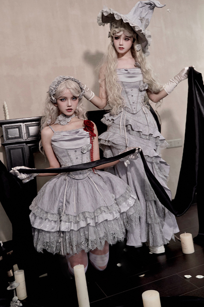 [pre-order] Silver Tone Witch Lolita Set + Silver Tone Y2k Set