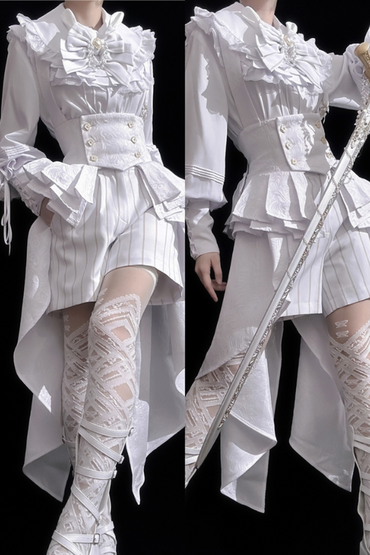 White Moon Rabbit Prince Set