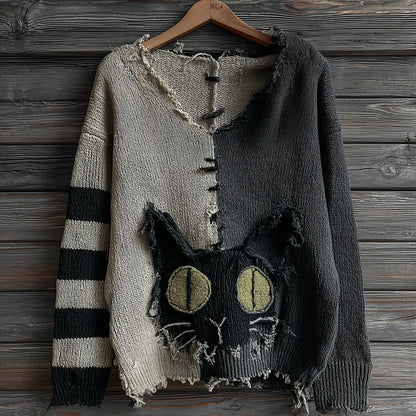 Casually Elegant Sweater with a Refined Edge