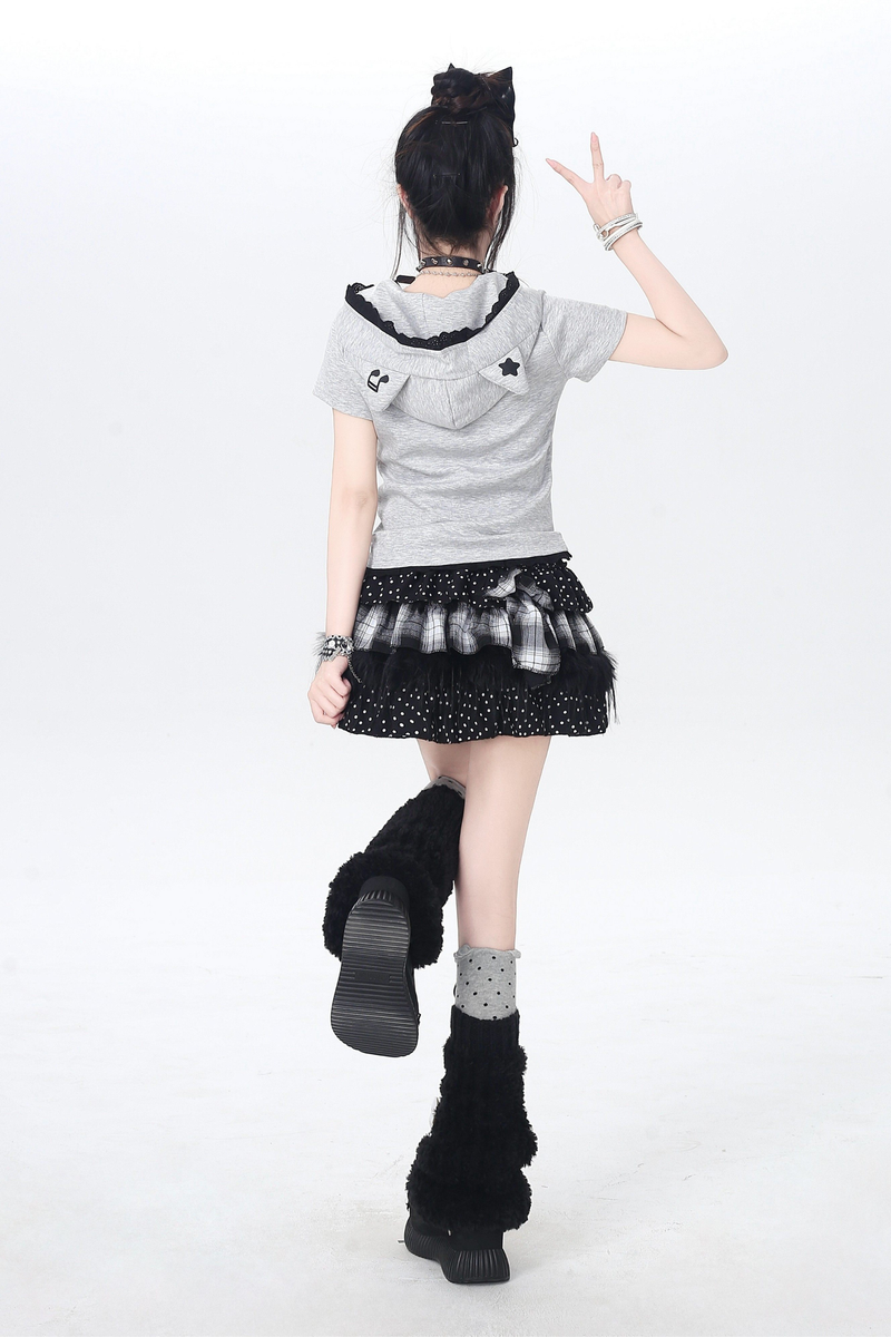 Cat Food Slim-fit Zip Top