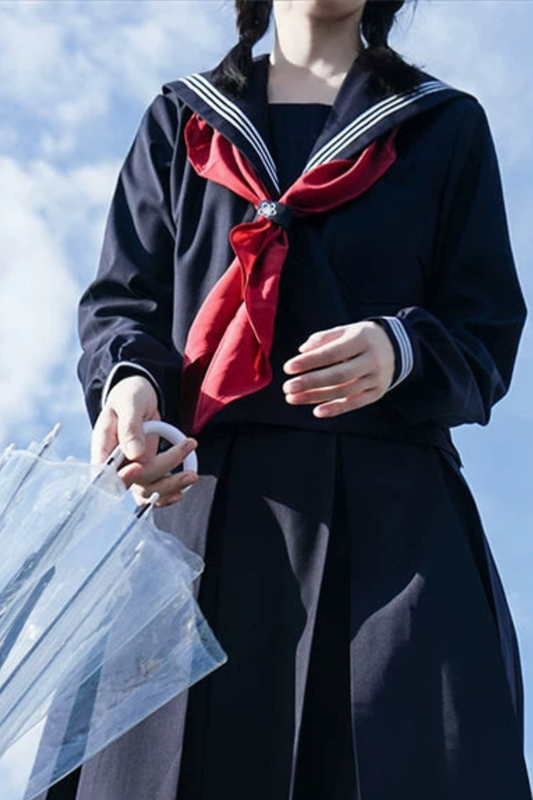 Sailor Top + Pleated Skirt