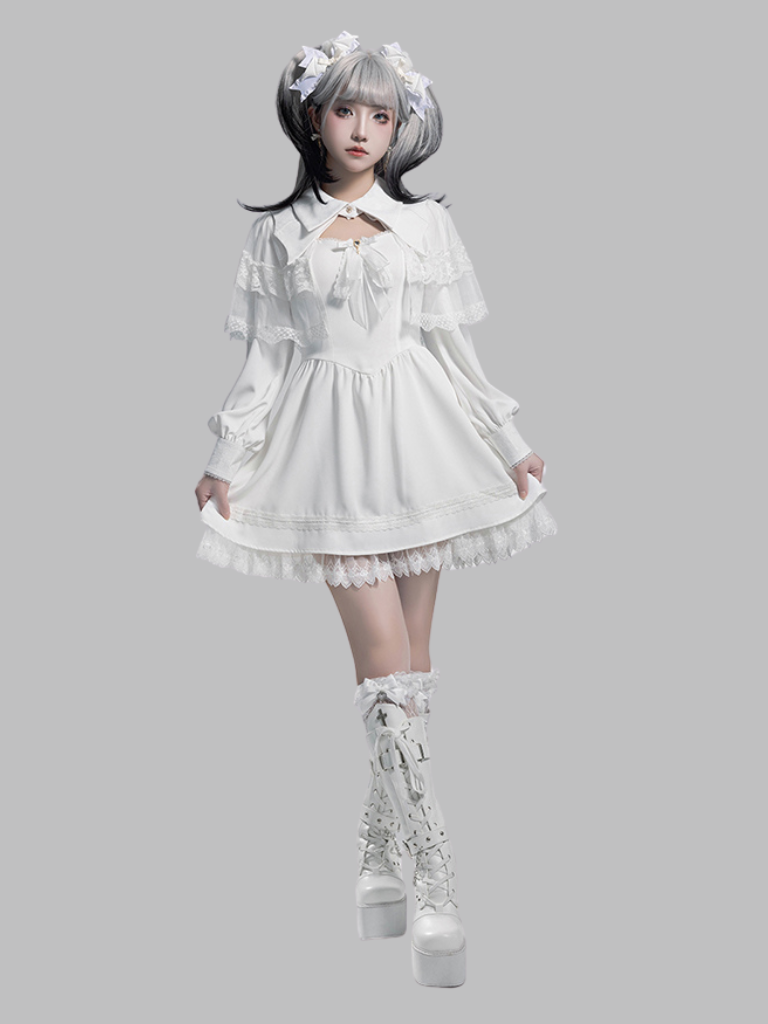 Vampire Princess Sp Dress + Corset Tulle Lace Skirt