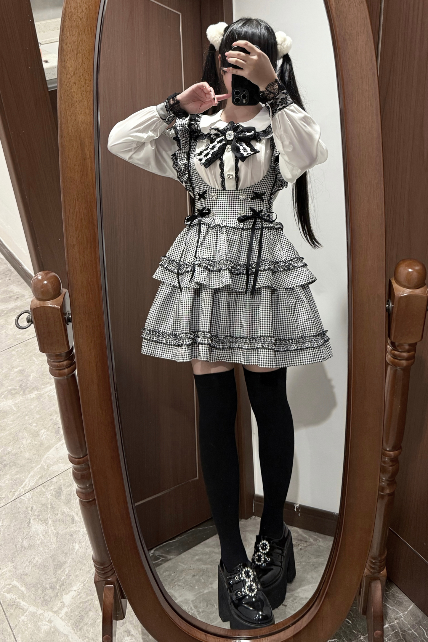 Doll Shirt + Ruffle Sass Skirt