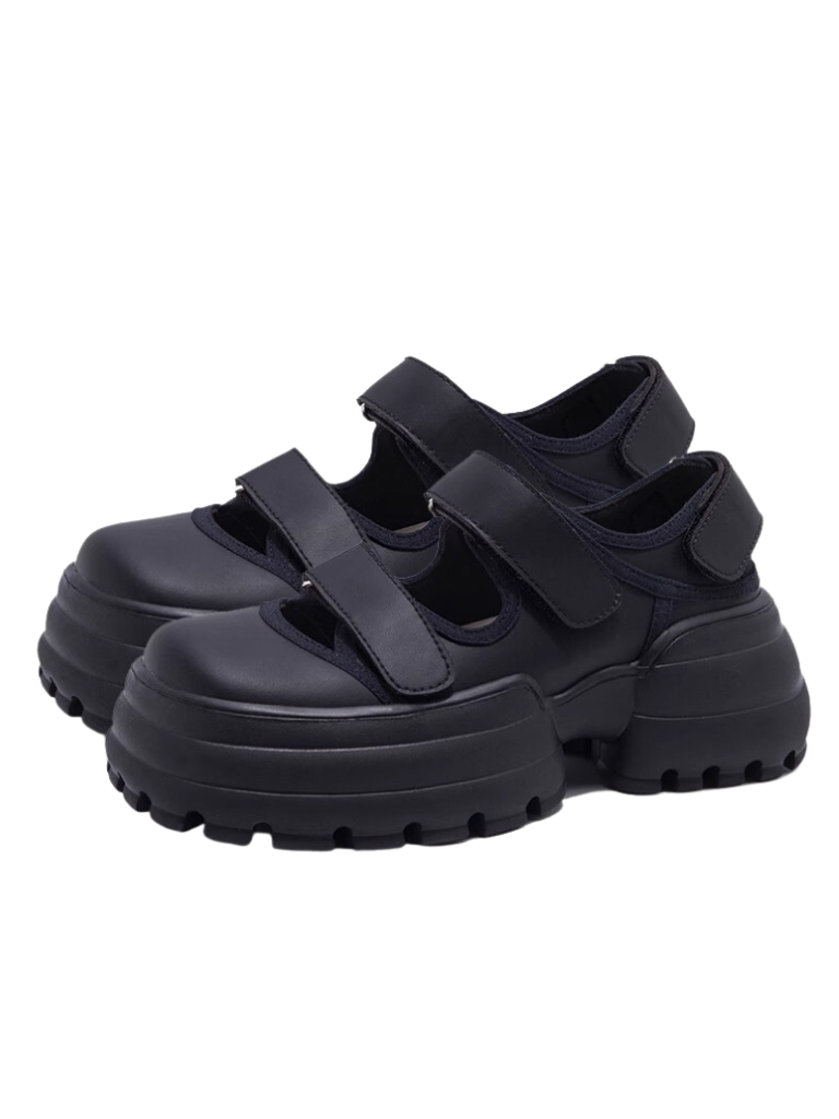 Marshmallow Sole Velcro Sandals