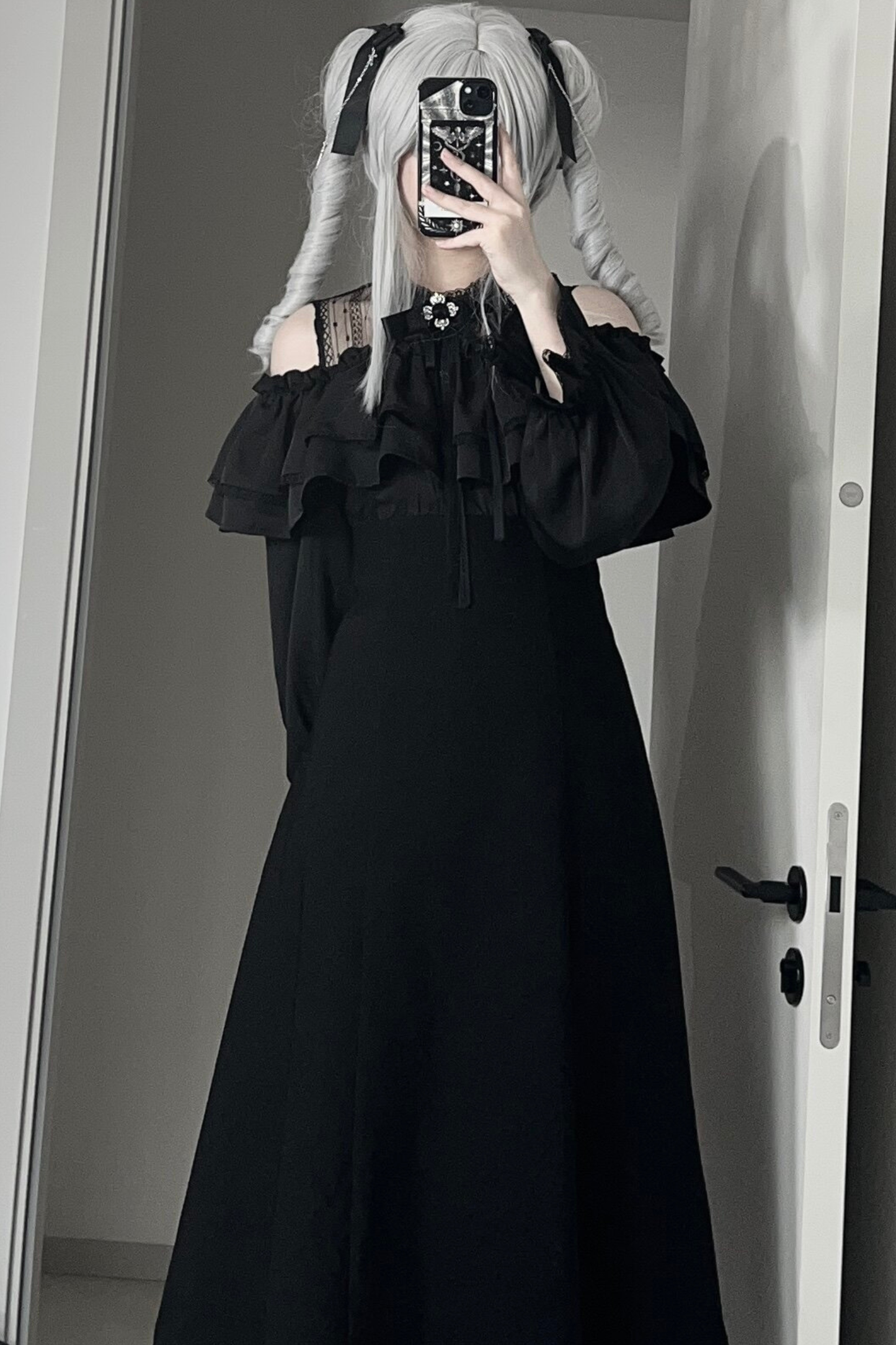 Mysterious Dark Long Dress