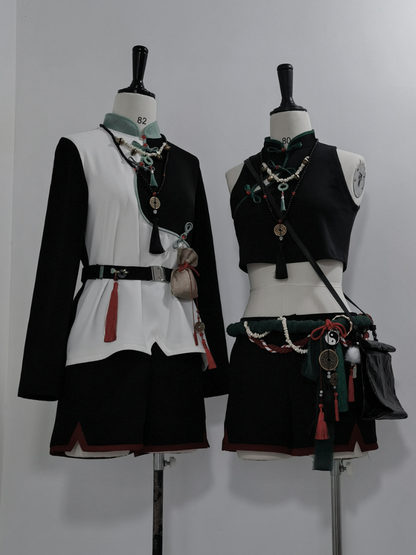 White Chinese-style Prince Lolita Set