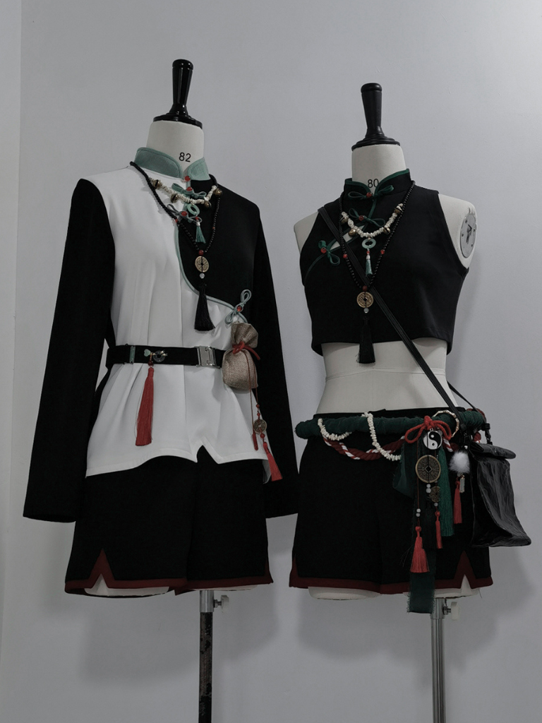 White Chinese-style Prince Lolita Set