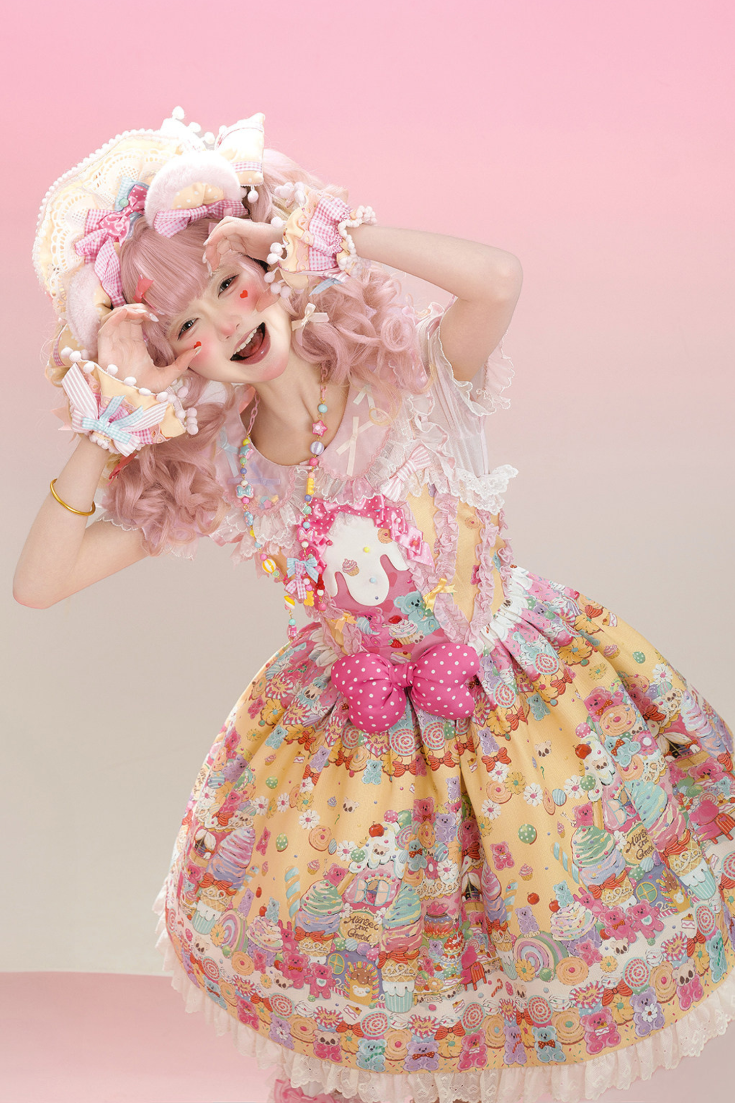 Sweetheart Candy Suspender Skirt + Jumper Skirt