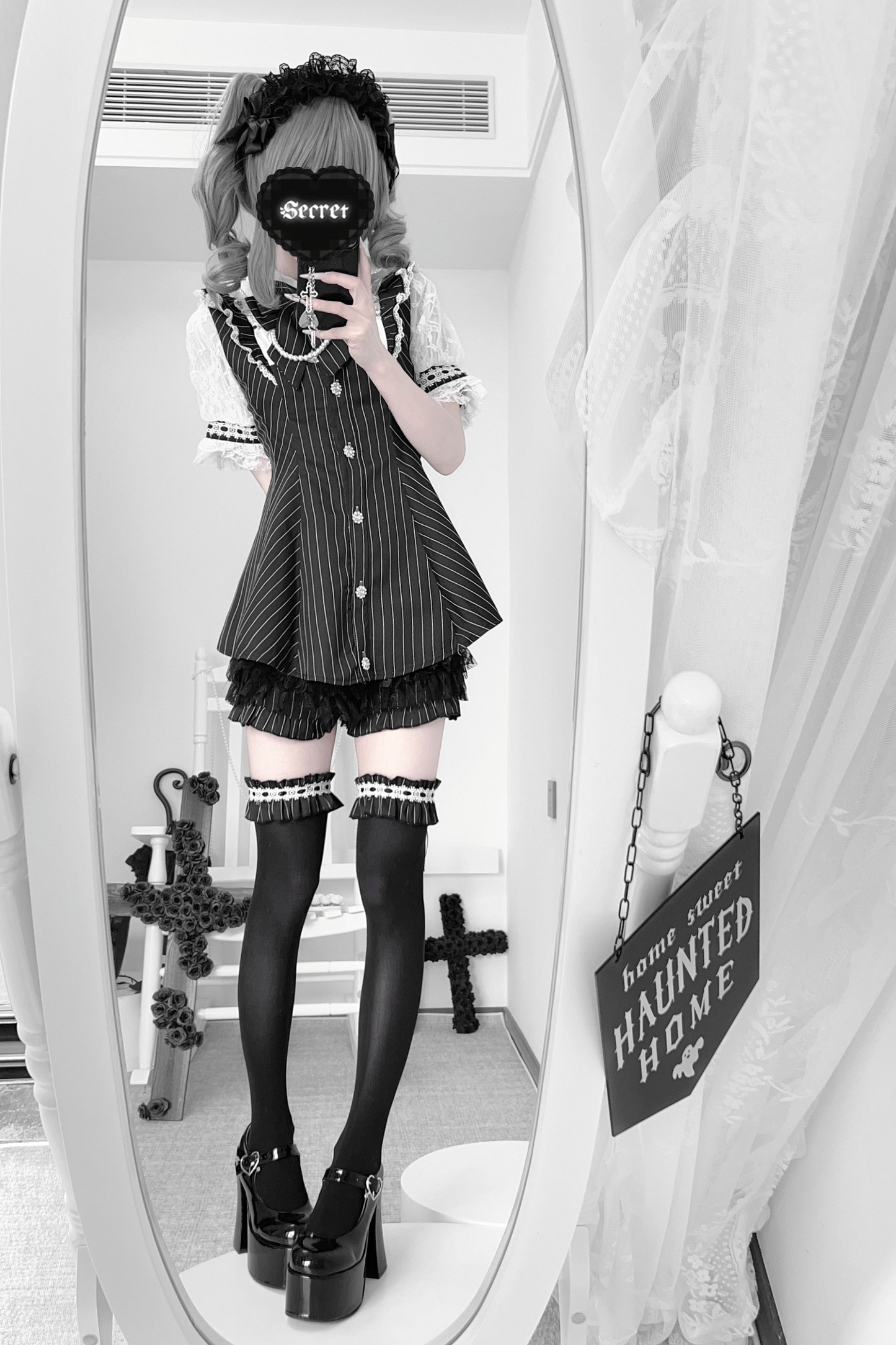 [pre-order] Jirai Striped Top + Pants