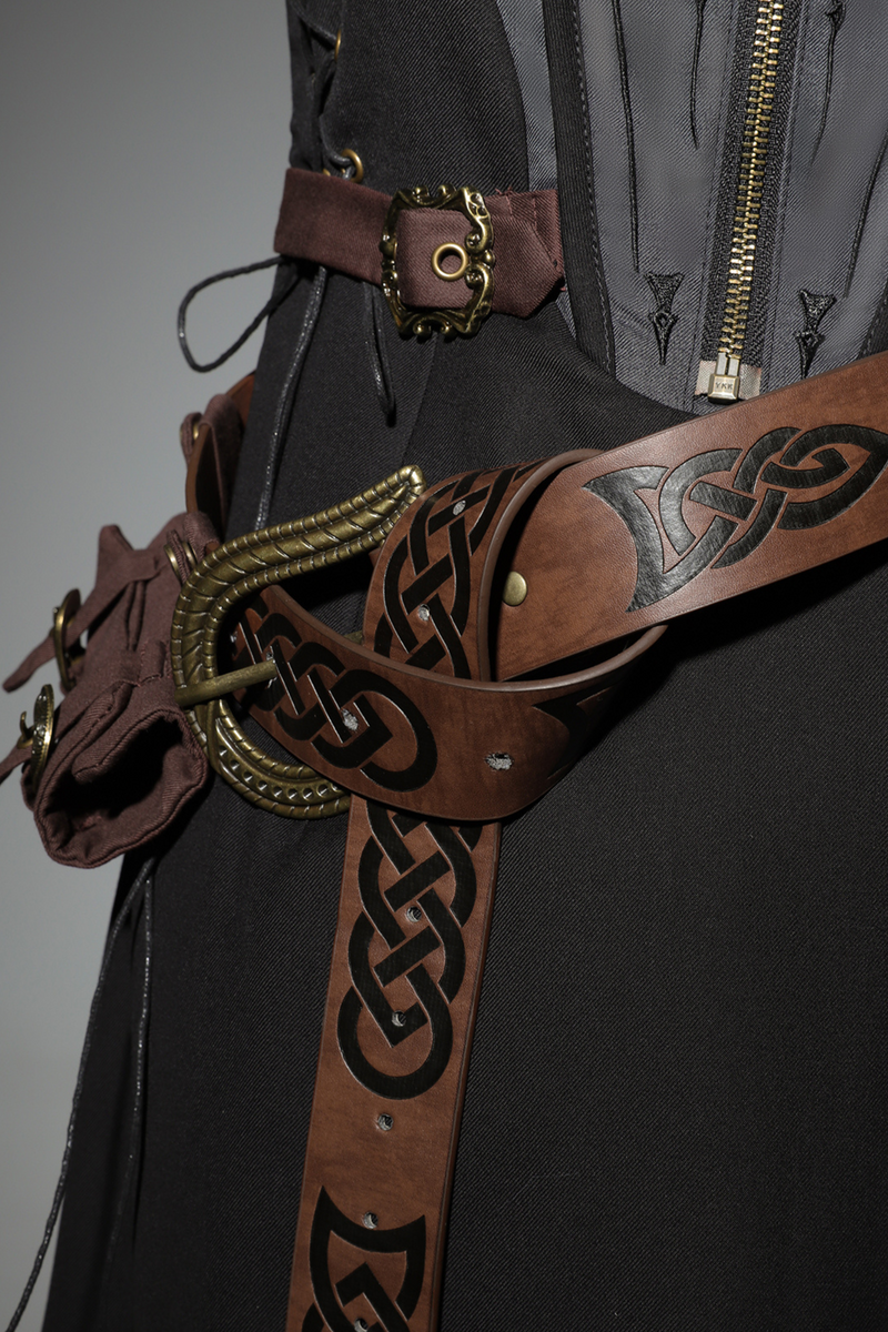 [reserved Item] Punk Style Dark Gothic Dress + Shorts + Shawl + Sleeves + Belt Bag