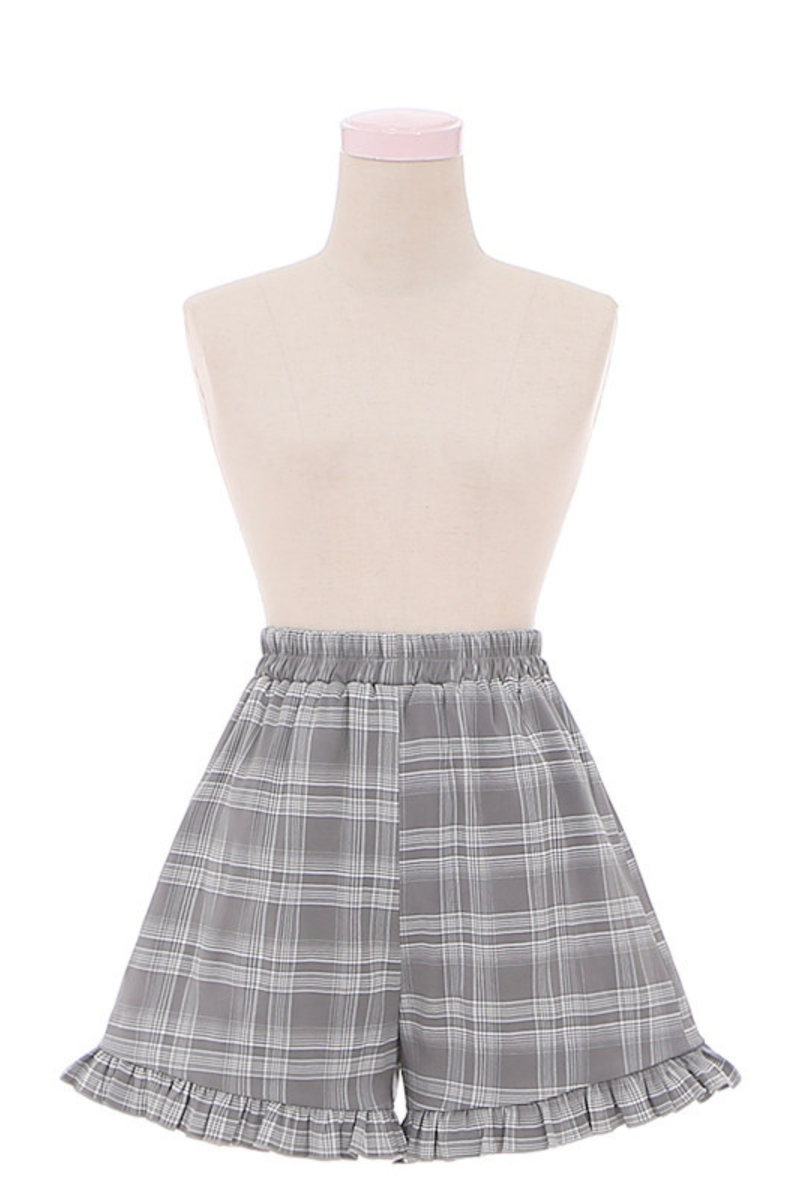 Detective Academy Plaid Dress + Pants + Cape