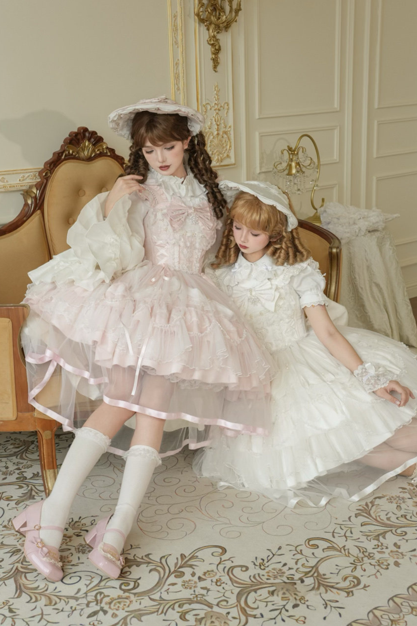 Sweet Ruffle Tiered Lolita Dress