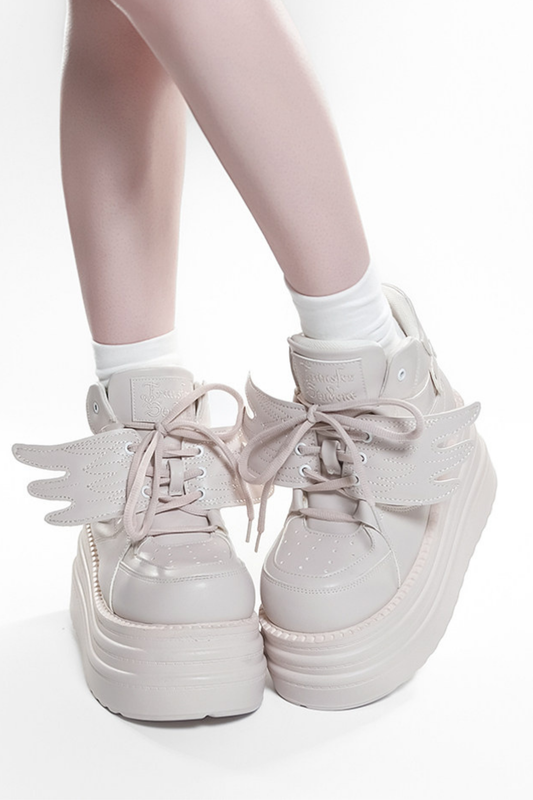 Wing Shaped Platform Shoes