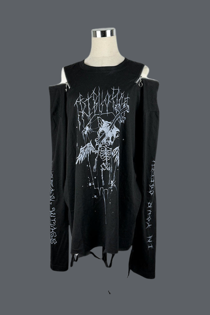 Pure Dark Distressed Top