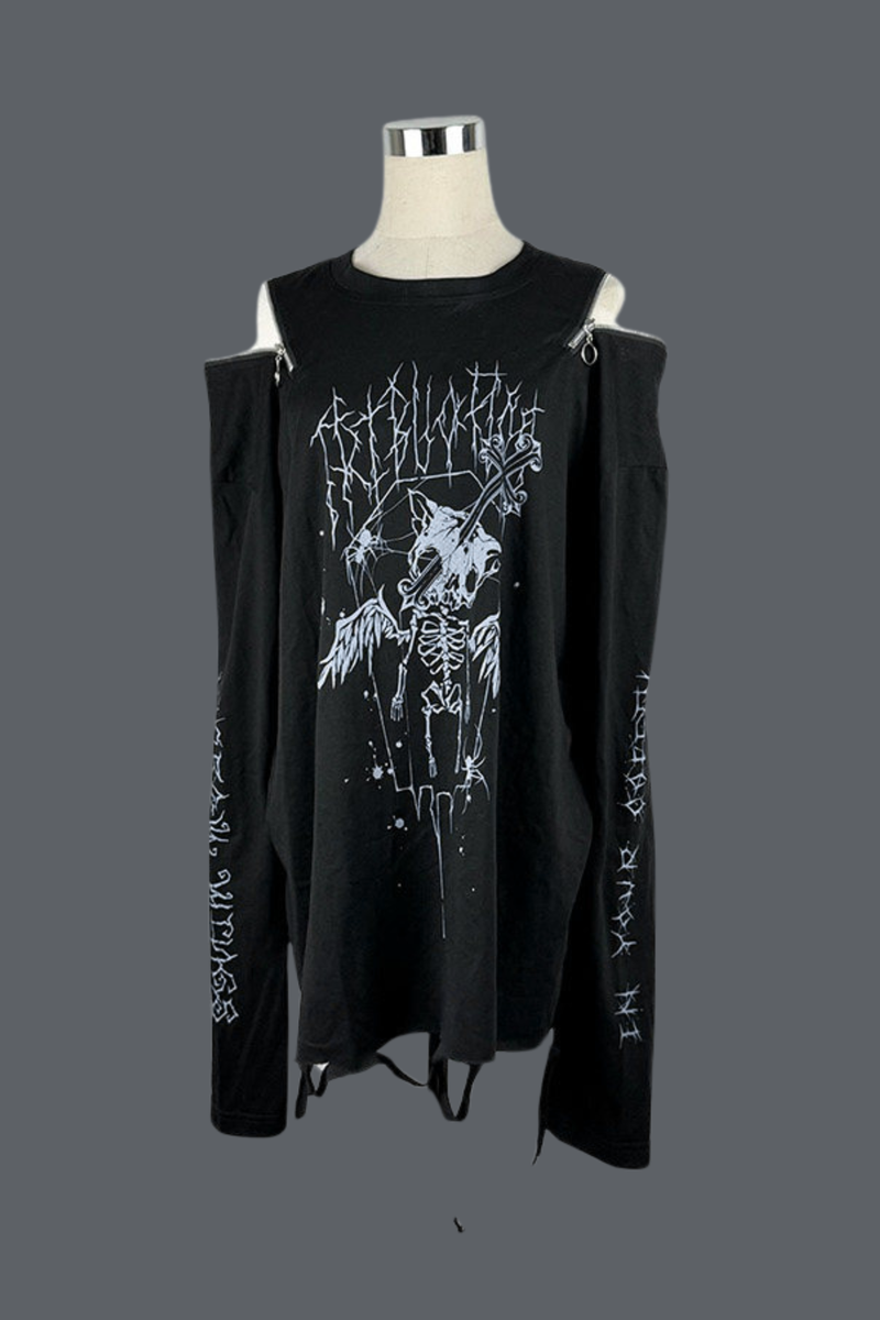 Pure Dark Distressed Top