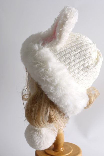 Faux Sweet Bunny Ear Hat