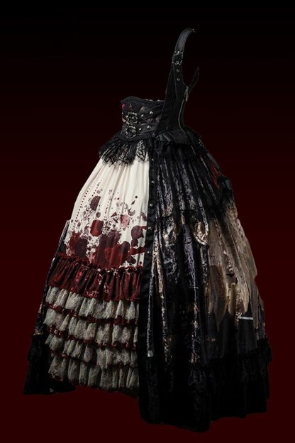 Gothic Lolita Dark Jumper Skirt + Shirt