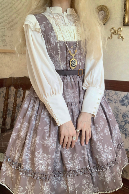 Sketch Wild Rose Lolita Jumper Skirt