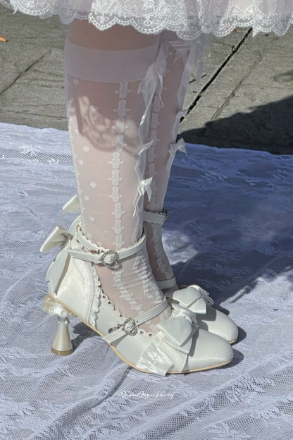 Clap Ribbon Lolita Shoes