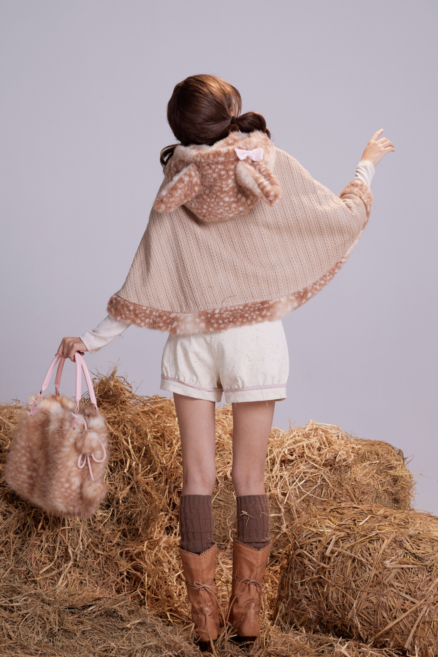Deer Fur Tote Bag