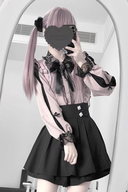 Lace Dark Sweet Shirt + Skirt