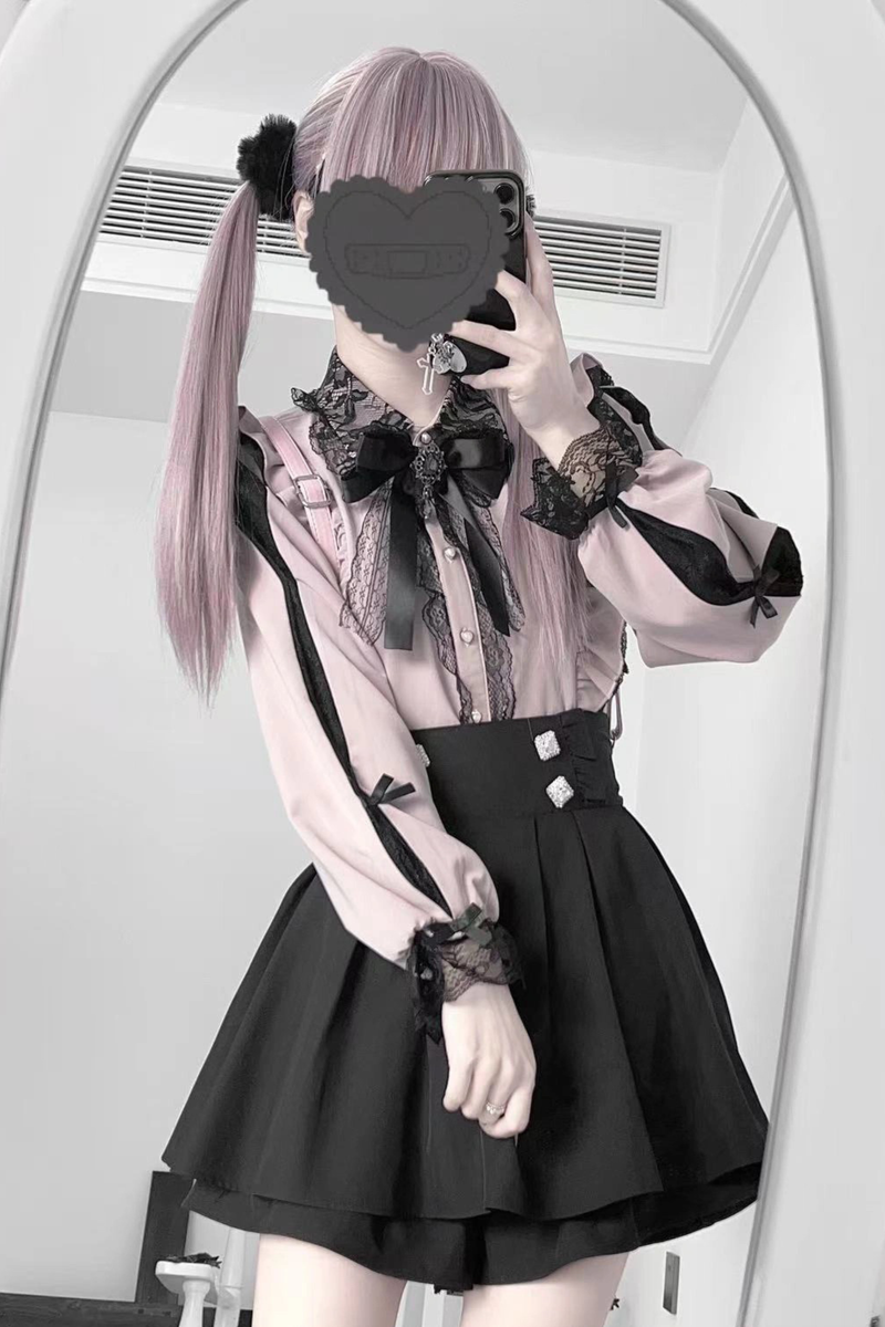 Lace Dark Sweet Shirt + Skirt
