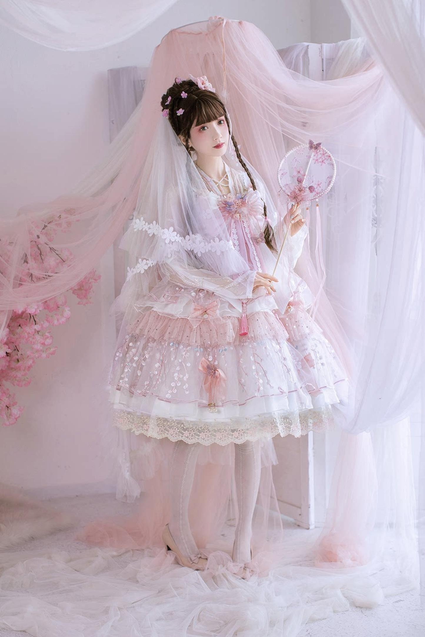 Sakura Sweet Chinese-style Lolita Dress