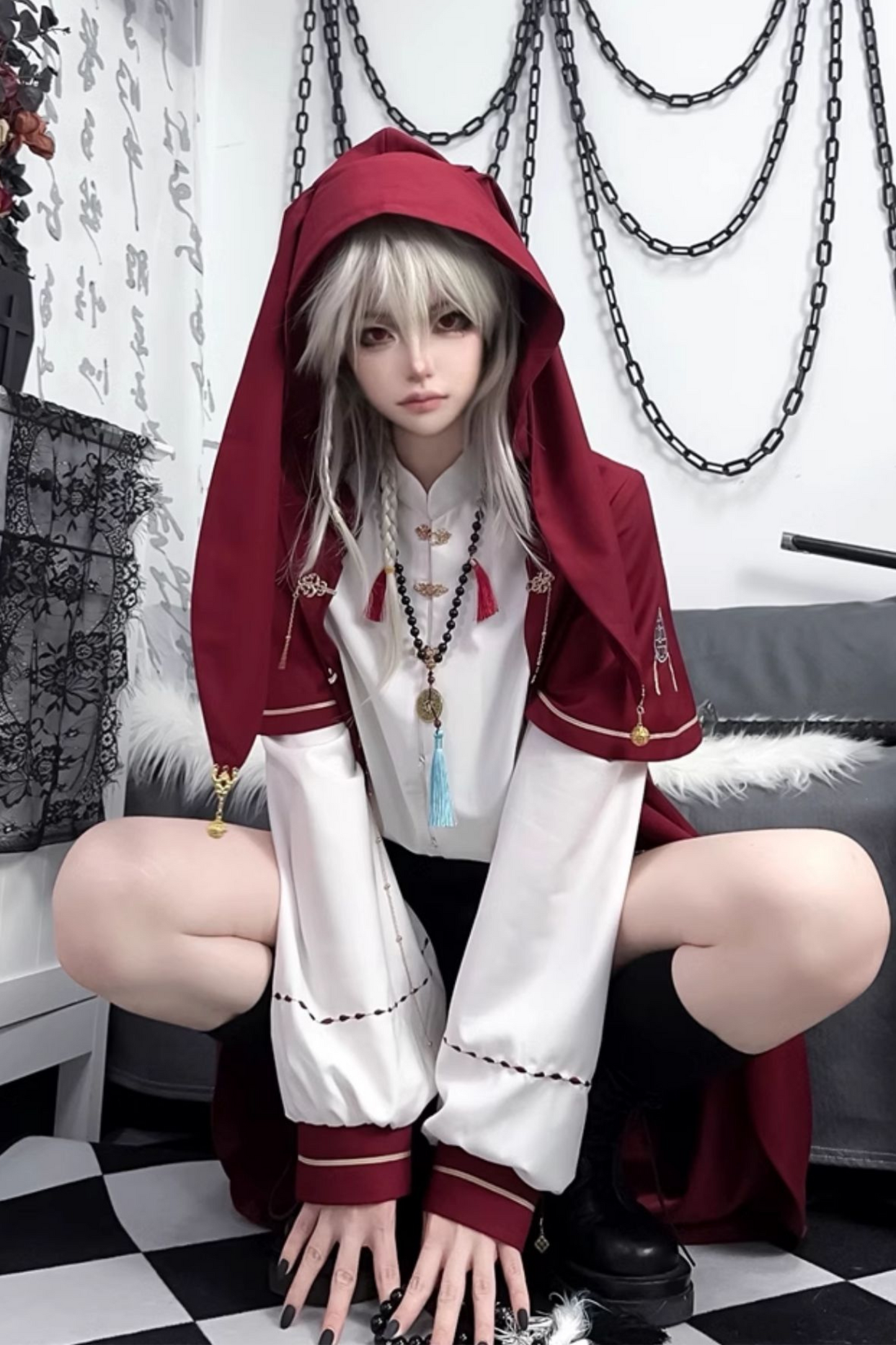 Bunny Hood Prince Outerwear + Shirt + Shorts