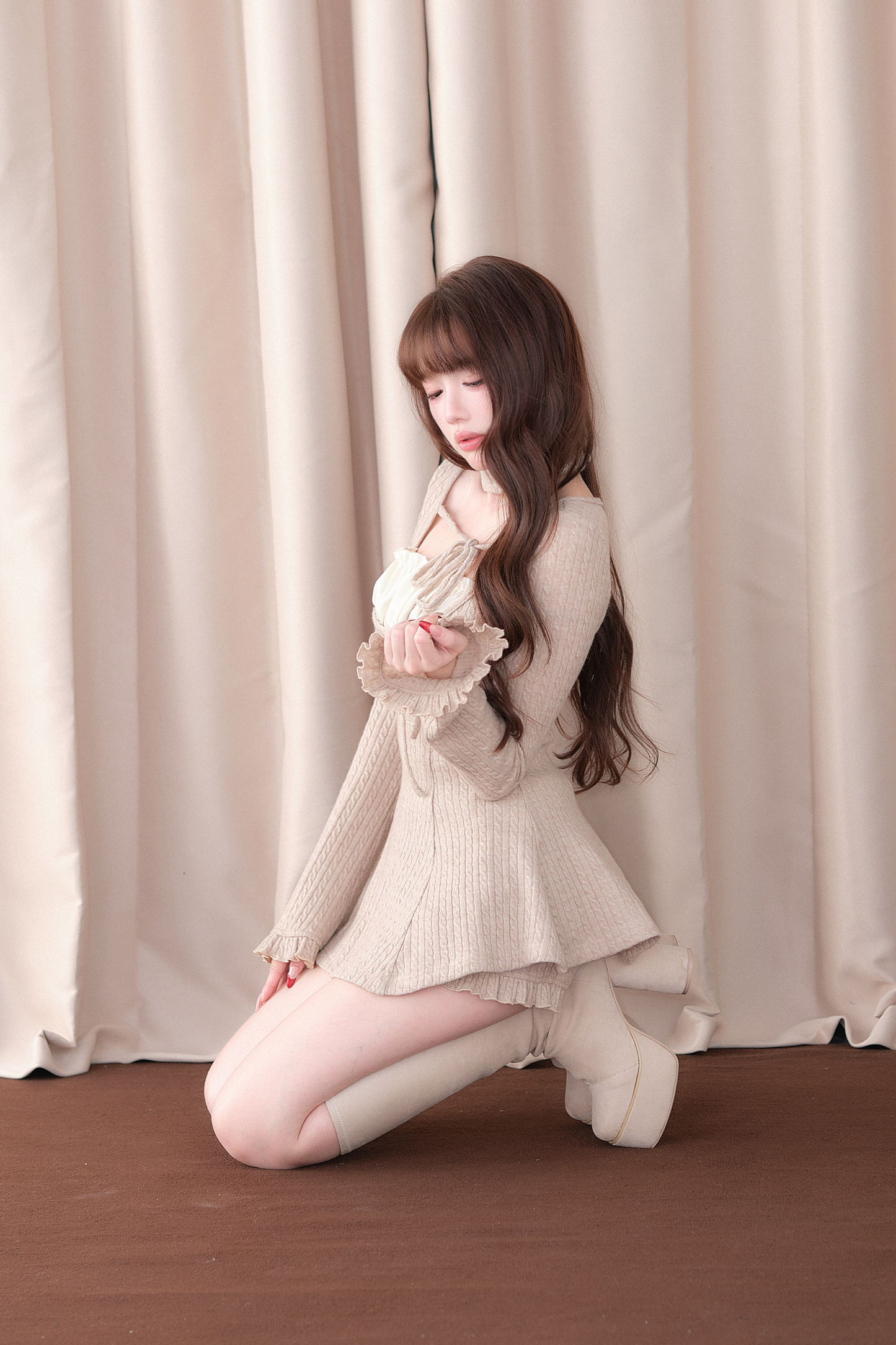Ribbed Knit Dress + Shorts