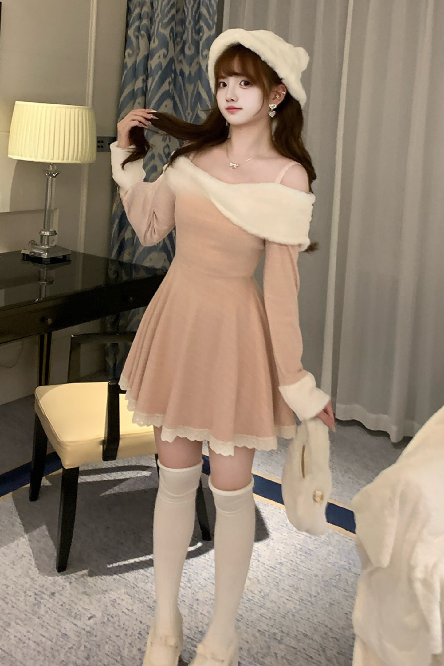 Sweet Off-shoulder Dress