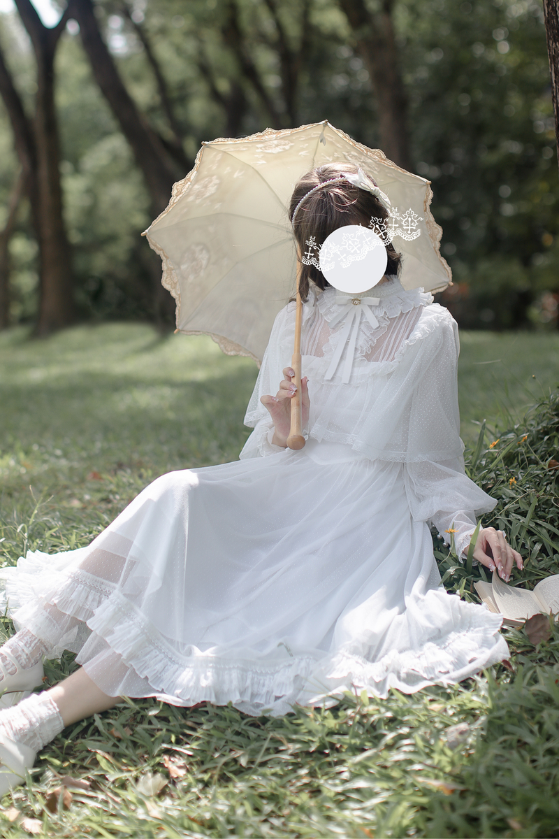 Classic System Dot Gauze Dress
