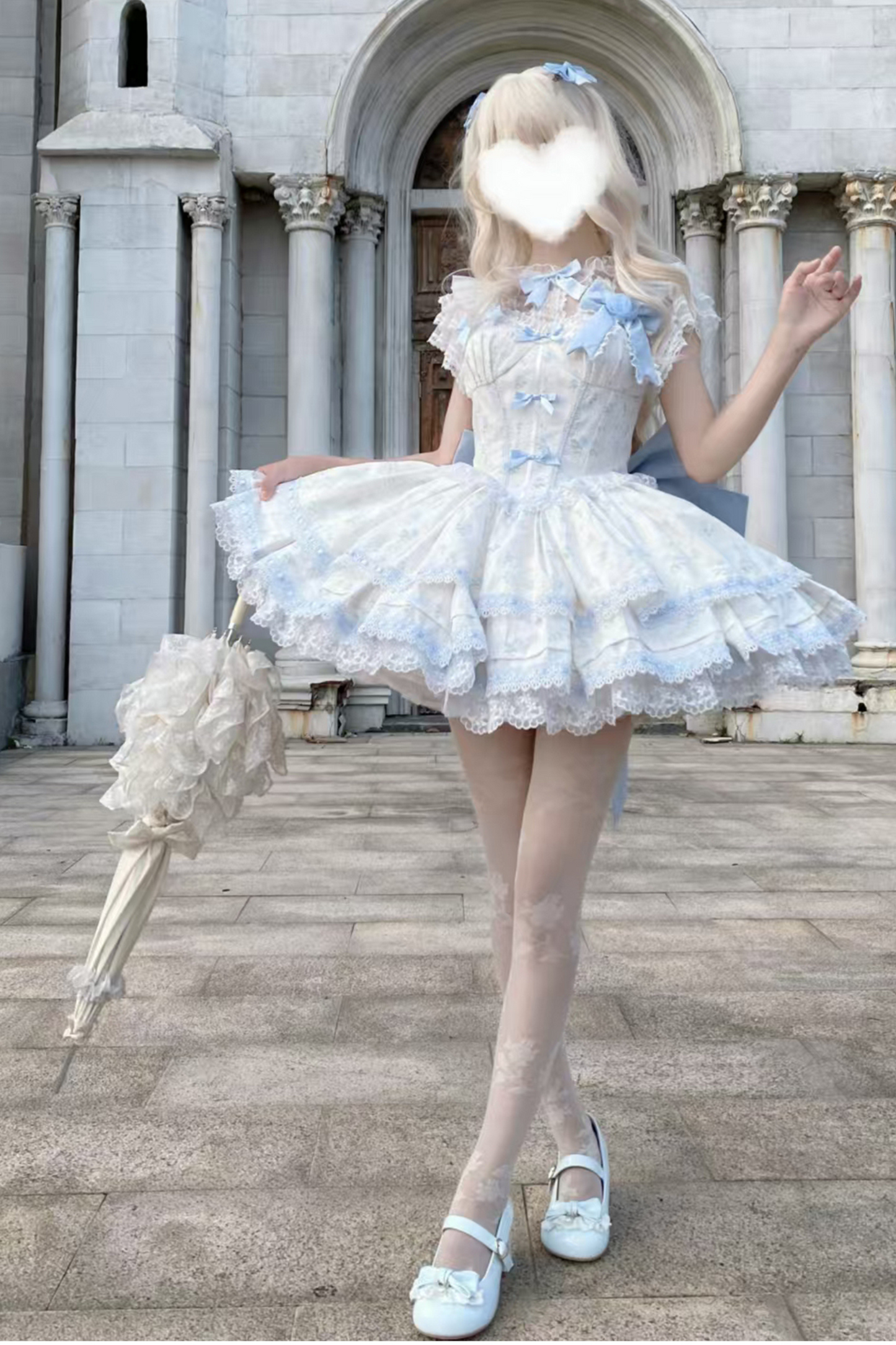 Rose Sweet Pure Princess Dress + Sheer Innerwear