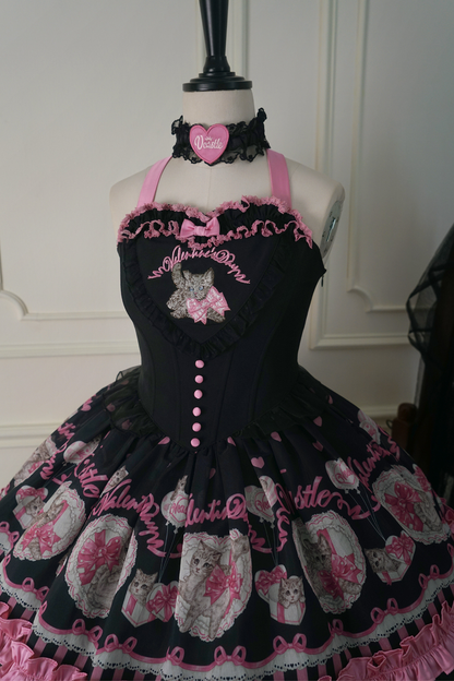 Sweet Girly Cat Jsk + Dress