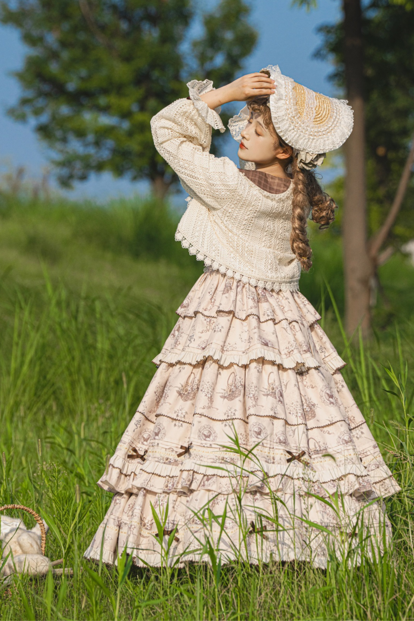 Bunning Time Lolita Dress + Doll Cardigan