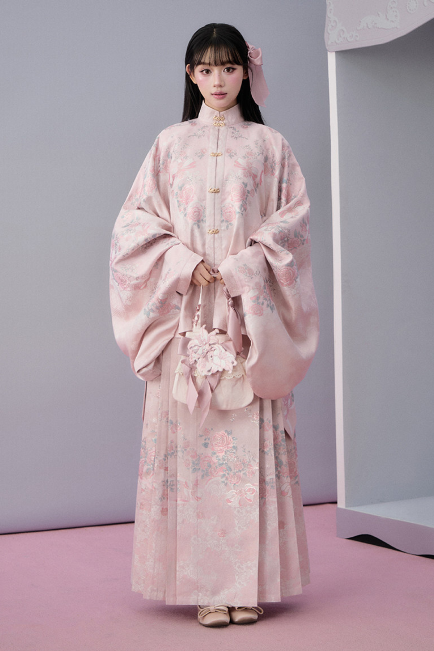 Rose Island Chinese-style Jacket + Skirt + Accessories