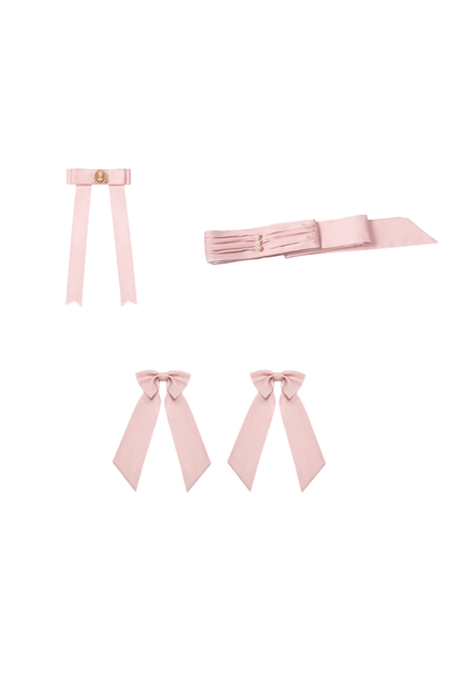[pre-order] Rose Ruffle Lolita Dress + Dress + Belt + Brooch + Ribbon + Headband + Sleeve