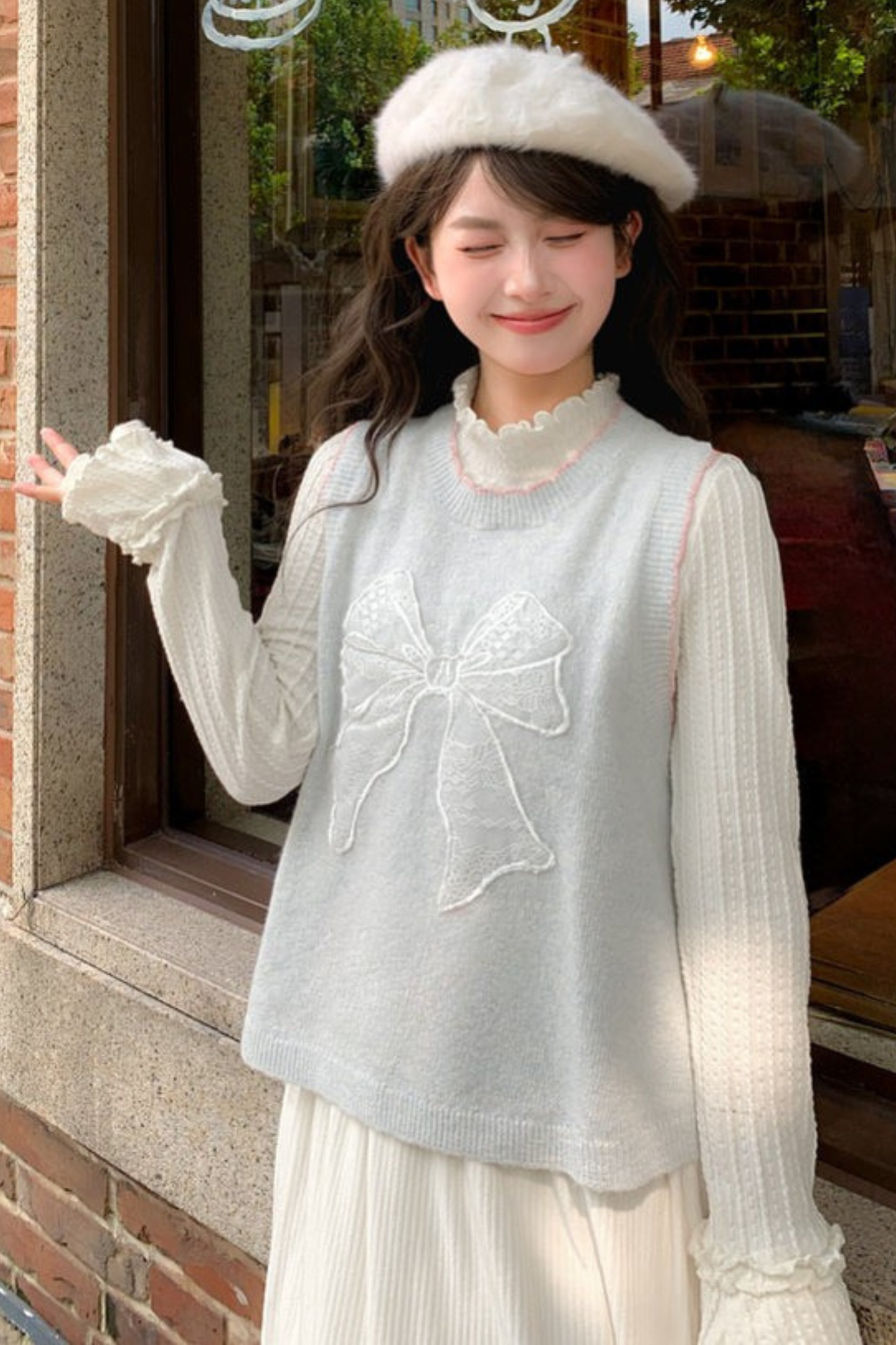 Ribbon Retro Vest