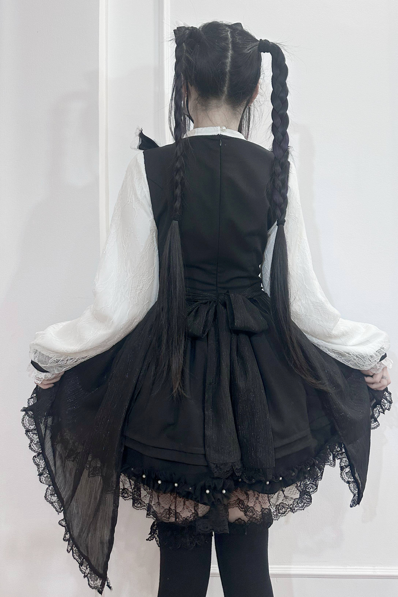 Lace Gothic Over Dark Dress
