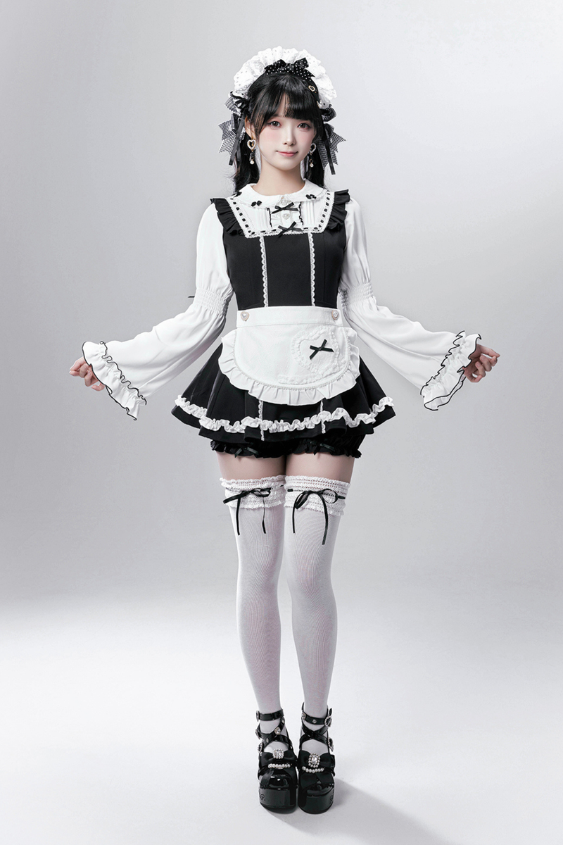 Sweet Maid Top + Shorts + Apron