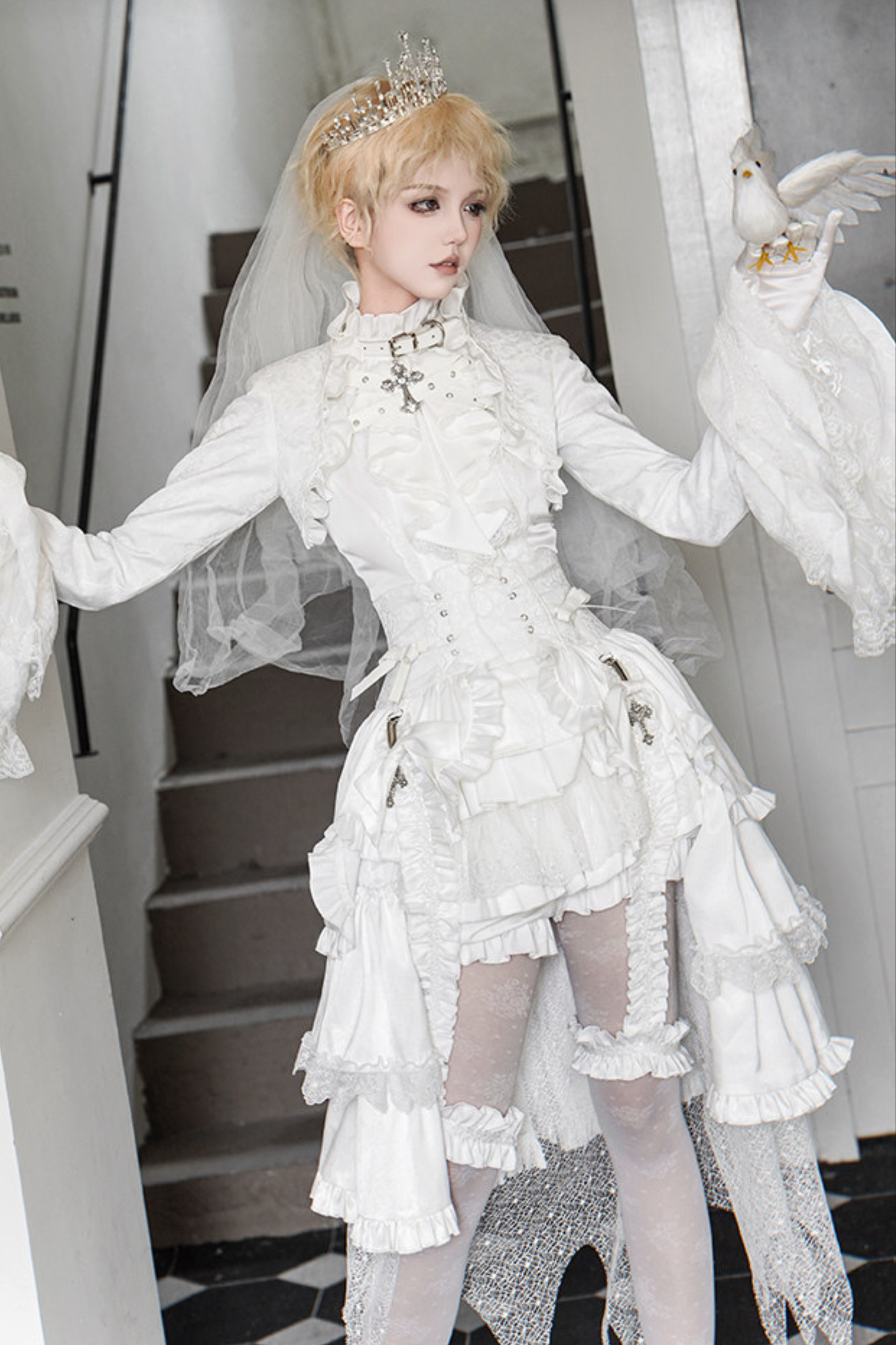 Pure Prince Jacket + Top + Pants + Girdle + Bow