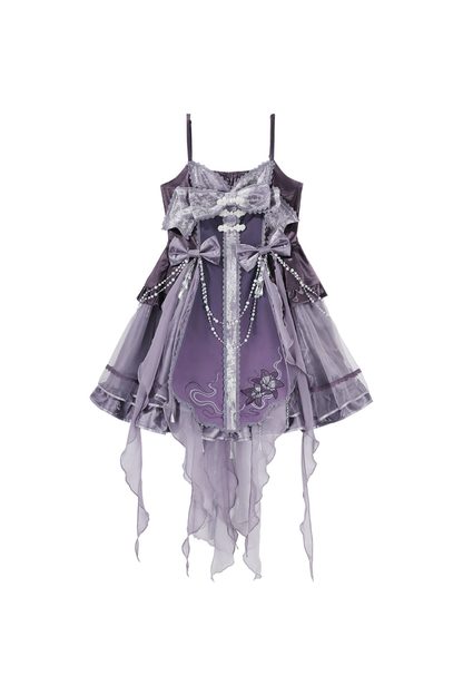 [pre-order] Dark Chinese-style Lolita Fairy Fairy Dress + Shoulder + Sleeve