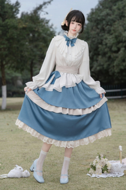 Retro Shirt + Half Skirt