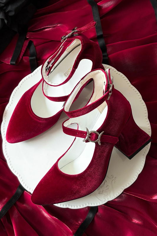 French Dark Slim High Heels