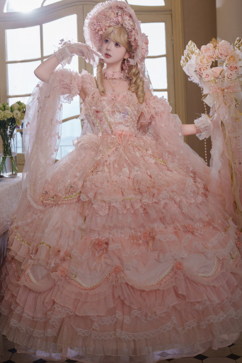 Sweet Tea Party Long Lolita Dress