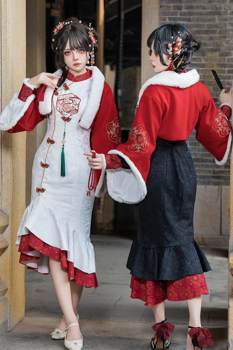 Snow Chinese-style Girly Dress