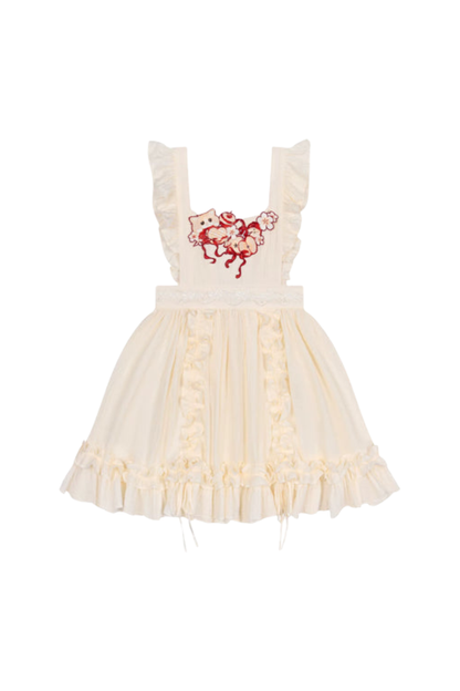 Apple Chinese-style Dress + Skirt + Overskirt + Brooch + Shawl